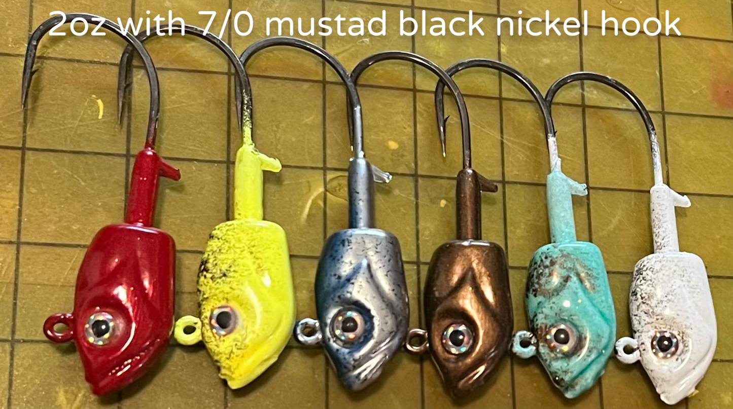 Lingcod jig heads