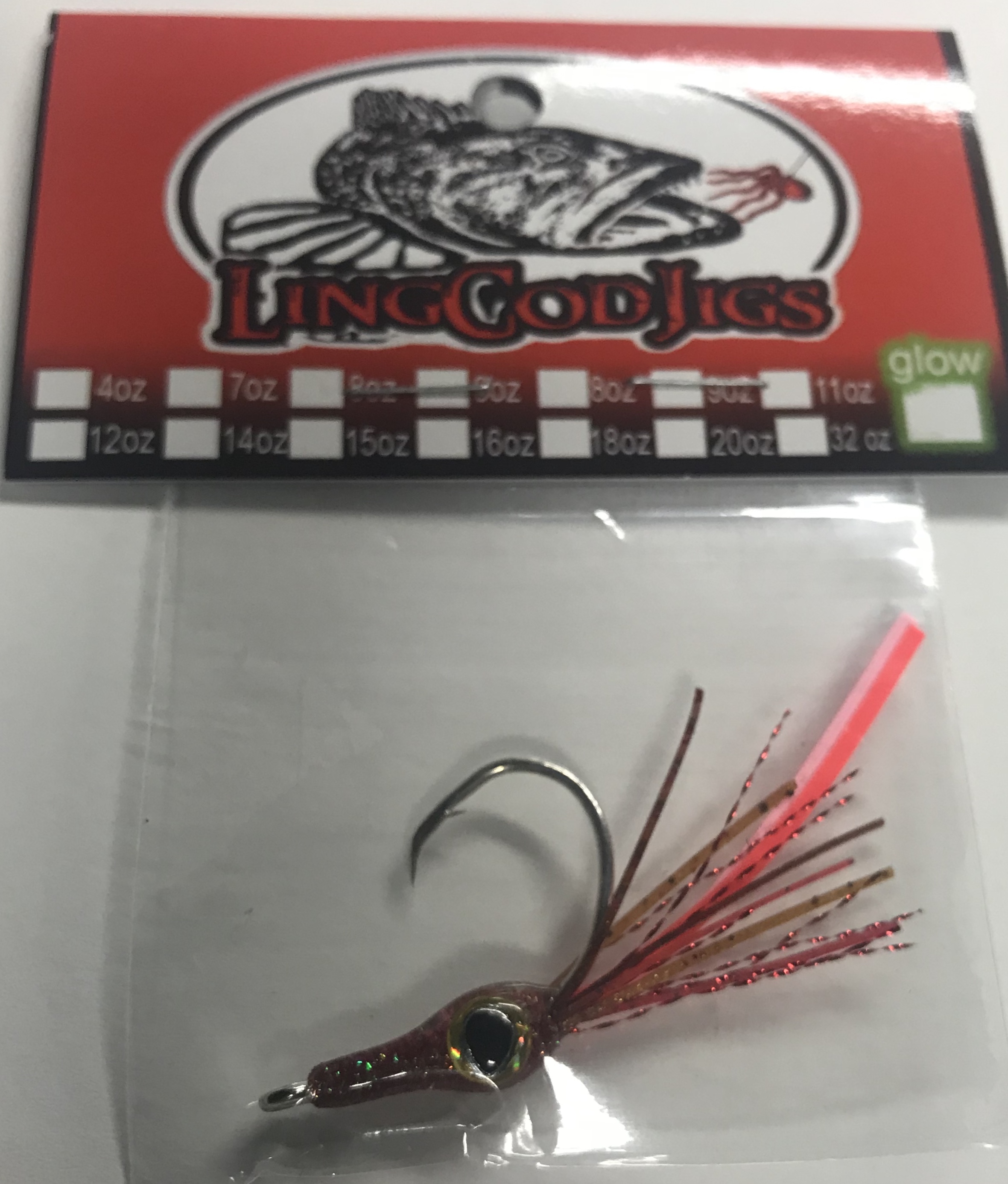 Custom hand tied and resin shrimp fly - Best Ling Cod jigs and