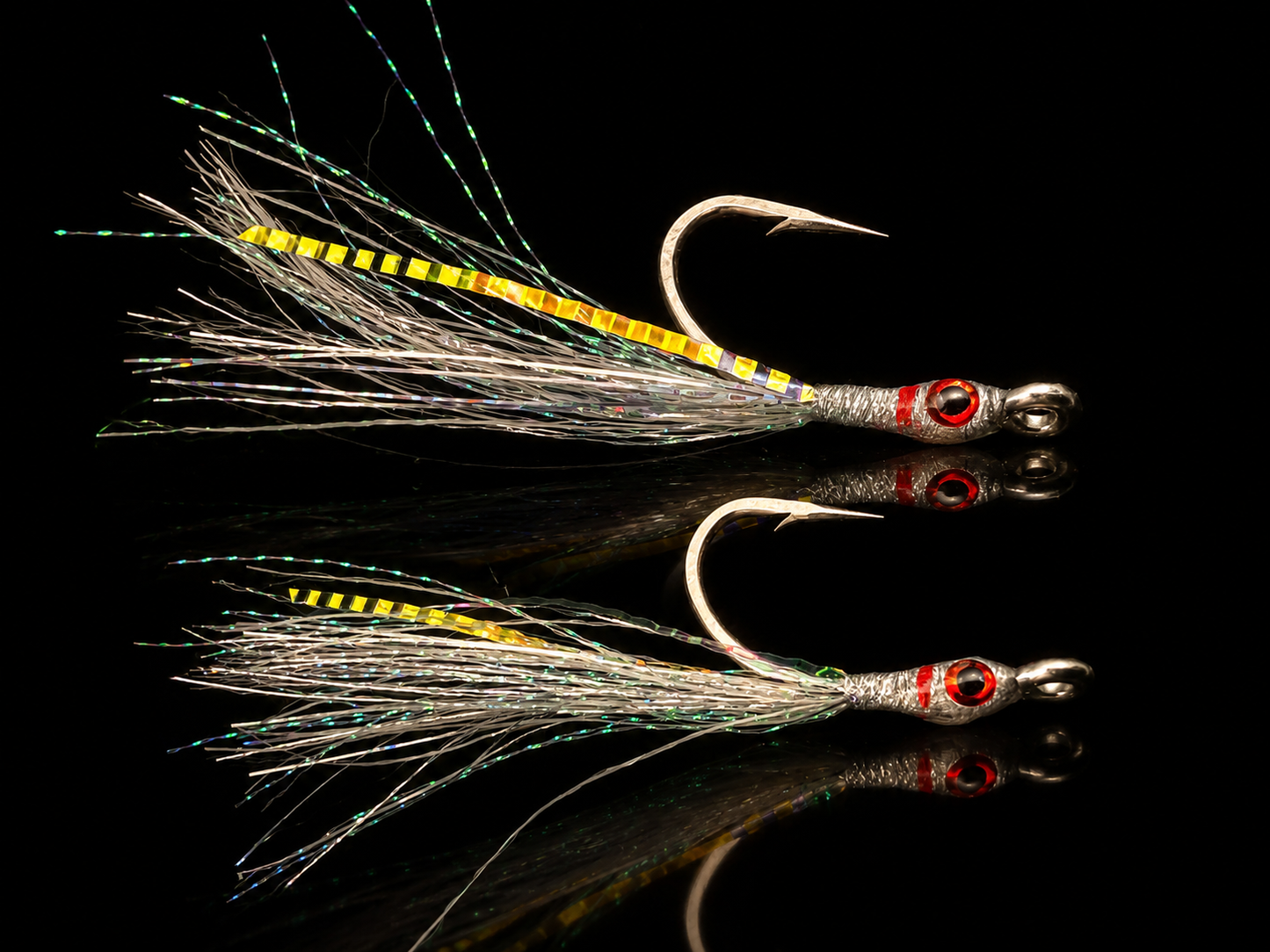 2 pack ultra Flash rockfish flies