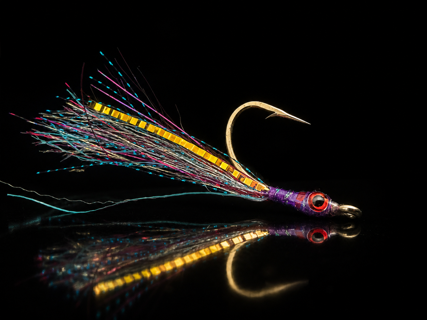 2 pack ultra Flash rockfish flies