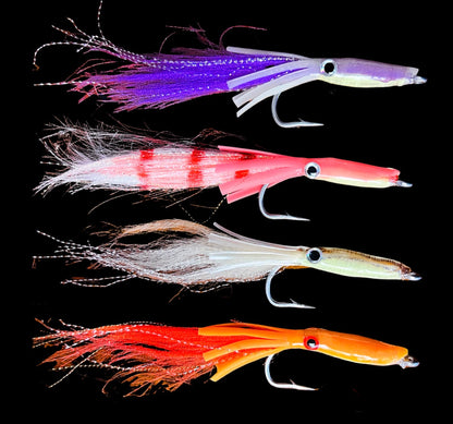 4 Pack Squid flies