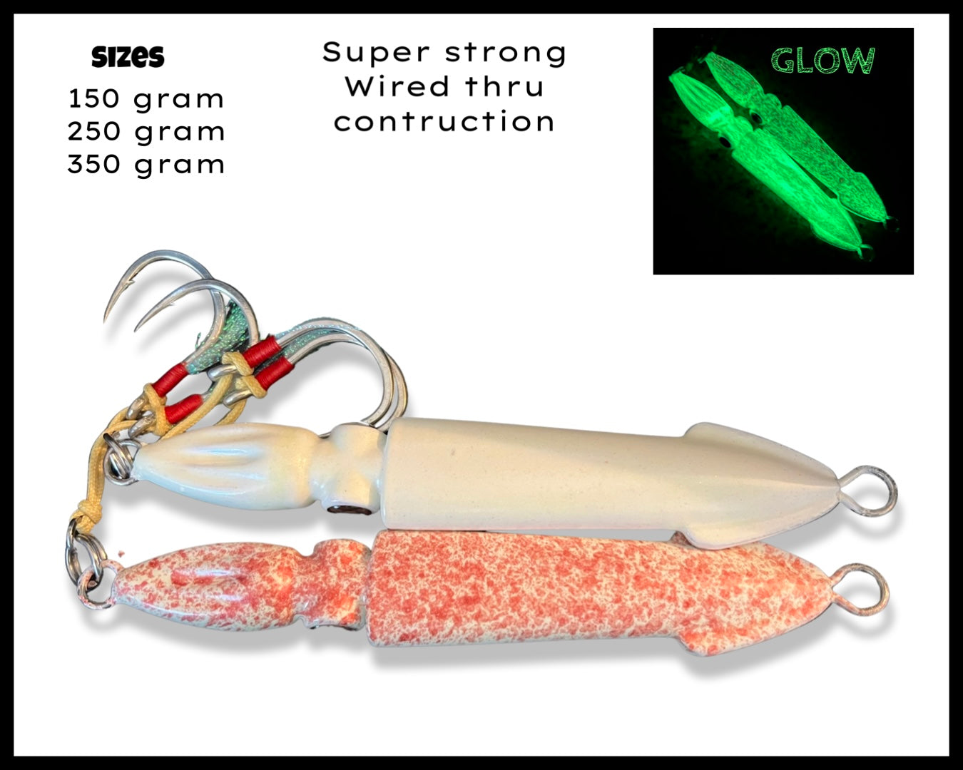 Jigging Squids Super Glow