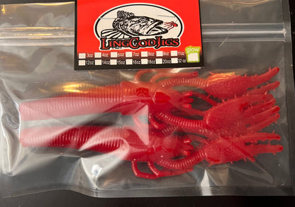 2 pack Red Crab Plastics